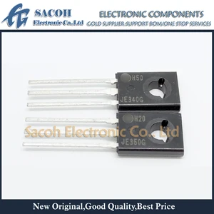New Copy 10Pairs (20PCS) MJE340G MJE340 JE340G + MJE350G MJE350 JE350G TO-126 0.5A 300V COMPLEMETARY SILICON POWER TRANSISTOR