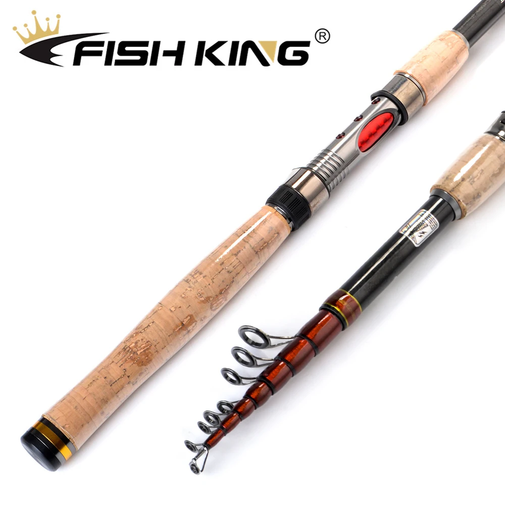 Рыбы король телескопическая Карп Рыбалка полюса Rod 24 т 99% углерода 1.8 м 2.1 М 2.4 2.7 3