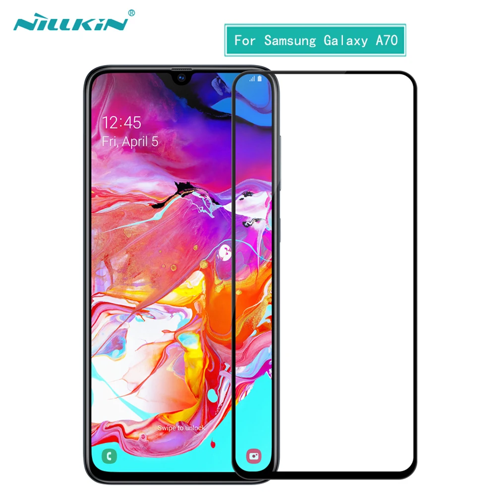 Для Samsung Galaxy A70 стекло Nillkin защита для экрана CP + Полное клеевое Покрытие