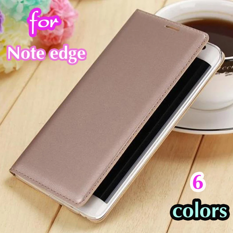 Flip Leather Phone Case For Samsung Galaxy Note Edge SM N915 N9150 N915FY N915A N915G Card Holder Wallet Back Cover|Бамперы| |