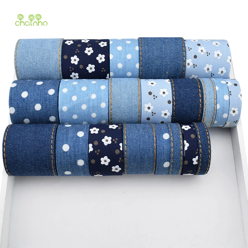 Набор джинсовых лент Chainho 21 ярд высокое качество ручная работа подарок