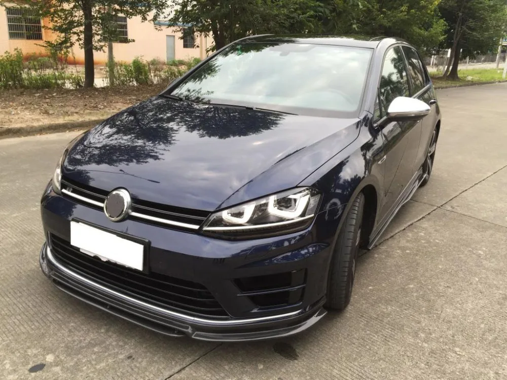 Комплект из углеродного волокна/FRP, пригодный для 14-17 VW GOLF 7 VII MK7 MK VII R Rline Hatchback pre-facelift передний спойлер для губ сплиттер
