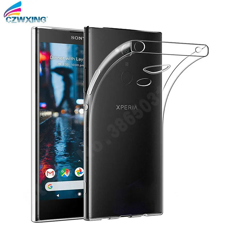 Чехол для Sony Xperia XA2 Ultra силиконовый прозрачный чехол из ТПУ телефона H4233 H4213 задняя