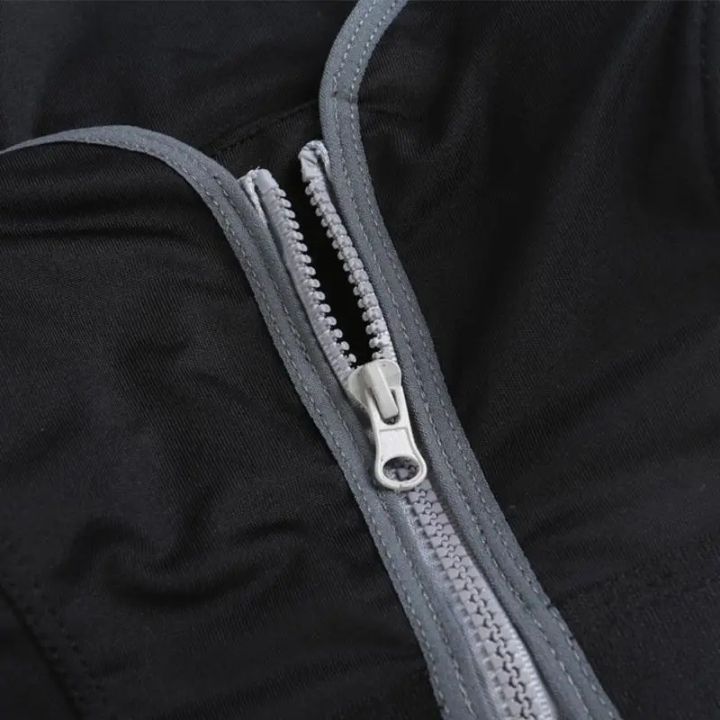 

Women Padded Tank Crop Tops Front Zippers Fitness Bras Shockproof Push Up Tops