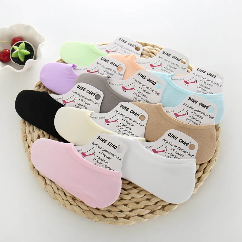 Распродажа 1 пара шелковых коротких носков летние дышащие силиконовые
