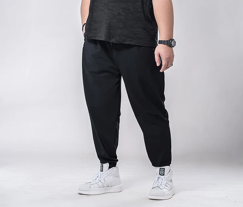 Новые мужские спортивные брюки 6XL 7XL 5XL, мужские брюки для бега большого размера, мужские брюки для фитнеса большого размера, мужские повседневные брюки размера плюс