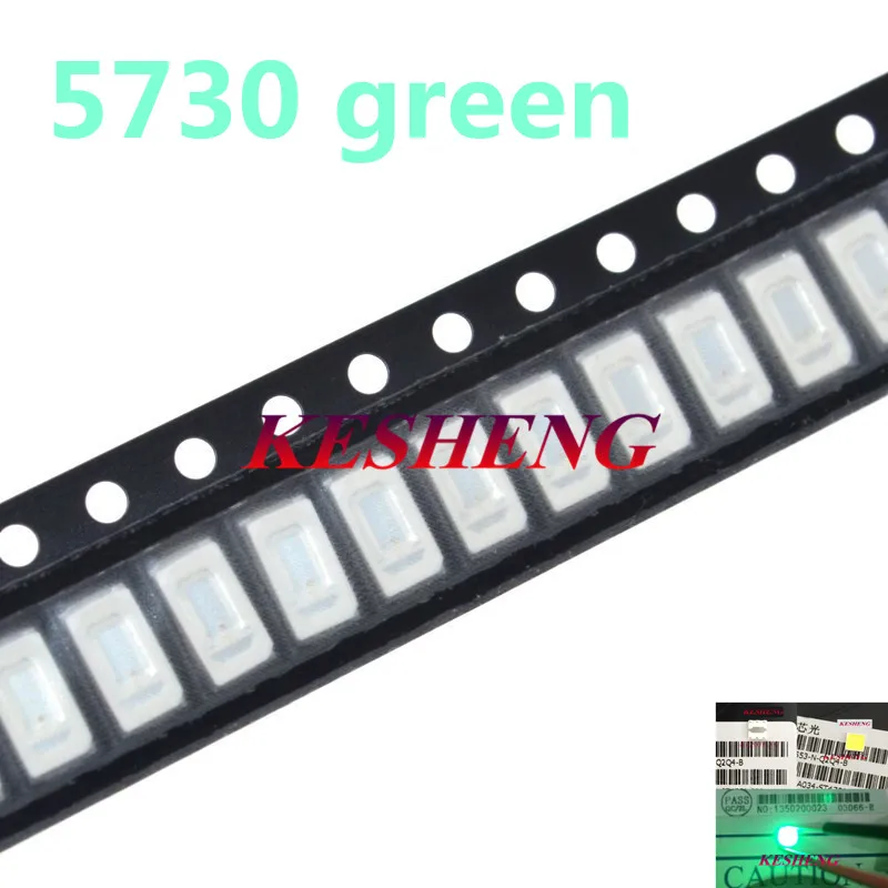 5730/5630 SMD зеленсветодиодный светодиодные светоизлучающие диоды СВЕТОДИОДНЫЙ 5730