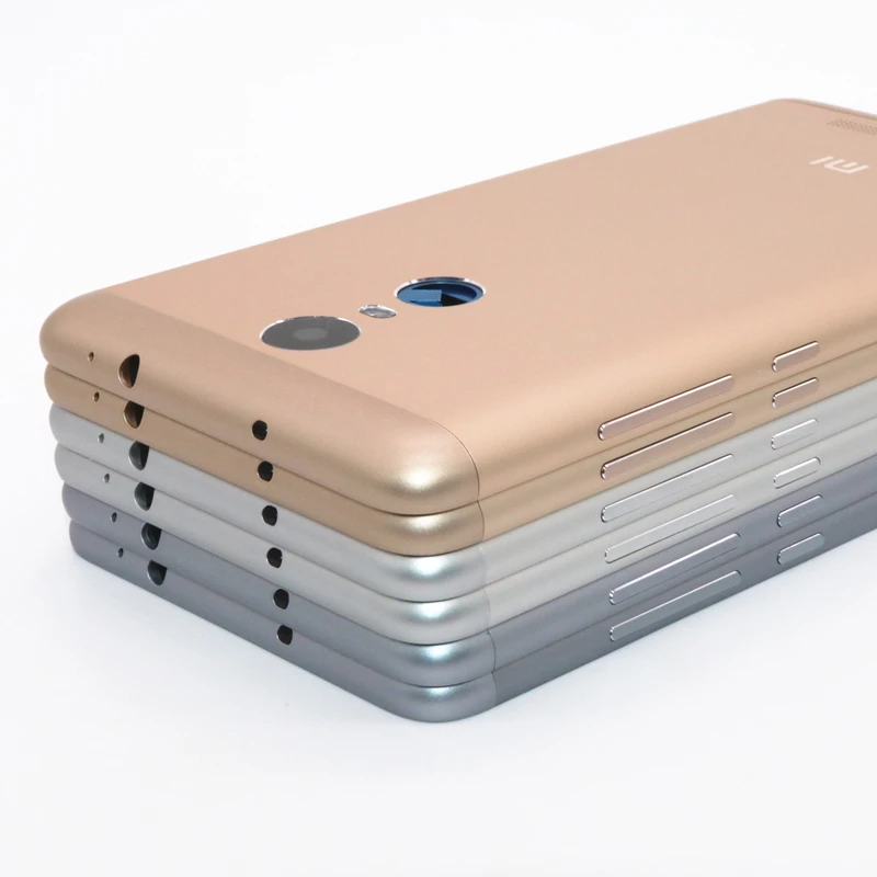 Чехол для Xiaomi Redmi Note 3/Note 3 Pro, задняя крышка для батареи, задняя крышка, корпус, металлическая дверь, держатель для карт, запасные части для ремонта