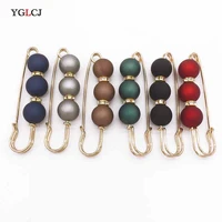 fashion 1pc ladies girls imitation pearl brooch classic charm high quality accessories simple frosted pearl brooch wild models