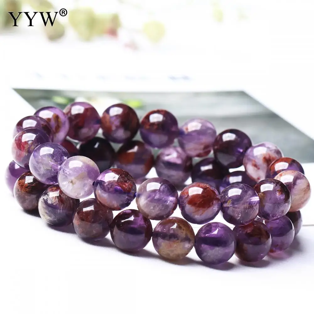 Quartz Bracelet High Grade Purple Phantom Simple Design Man Woman Unisex Charm Elastic Bangle Couple Best Ornaments Gifts Bijoux | Украшения