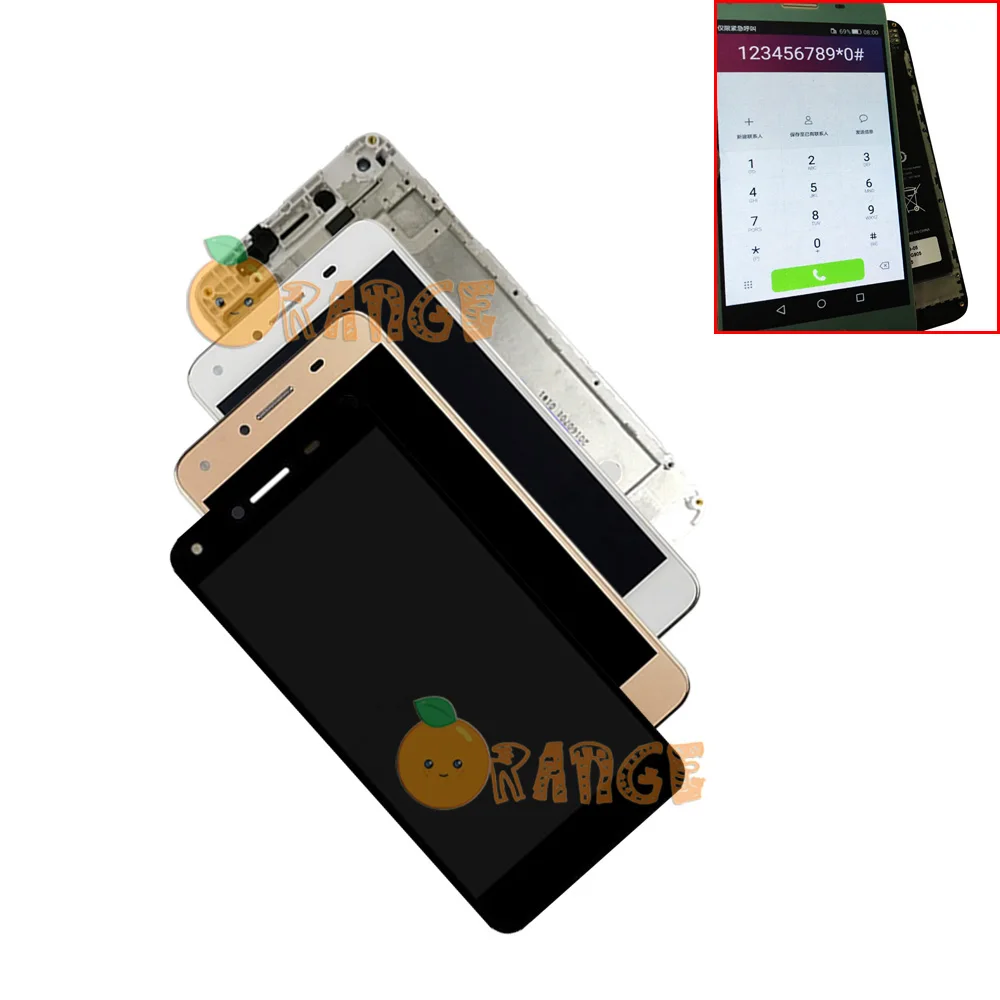 Новый Сменный ЖК дисплей + сенсорный экран рамка для Huawei Y6 Elite 4G LYO L02 5 &quotдатчик в