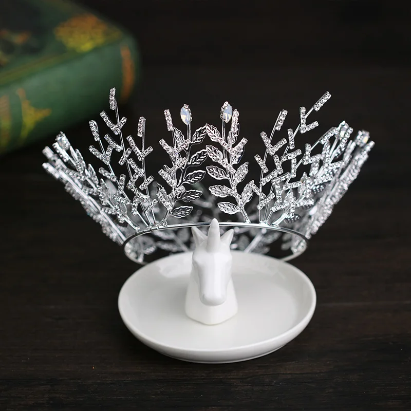 

2018 New Handmade Crystal Bridal Crown