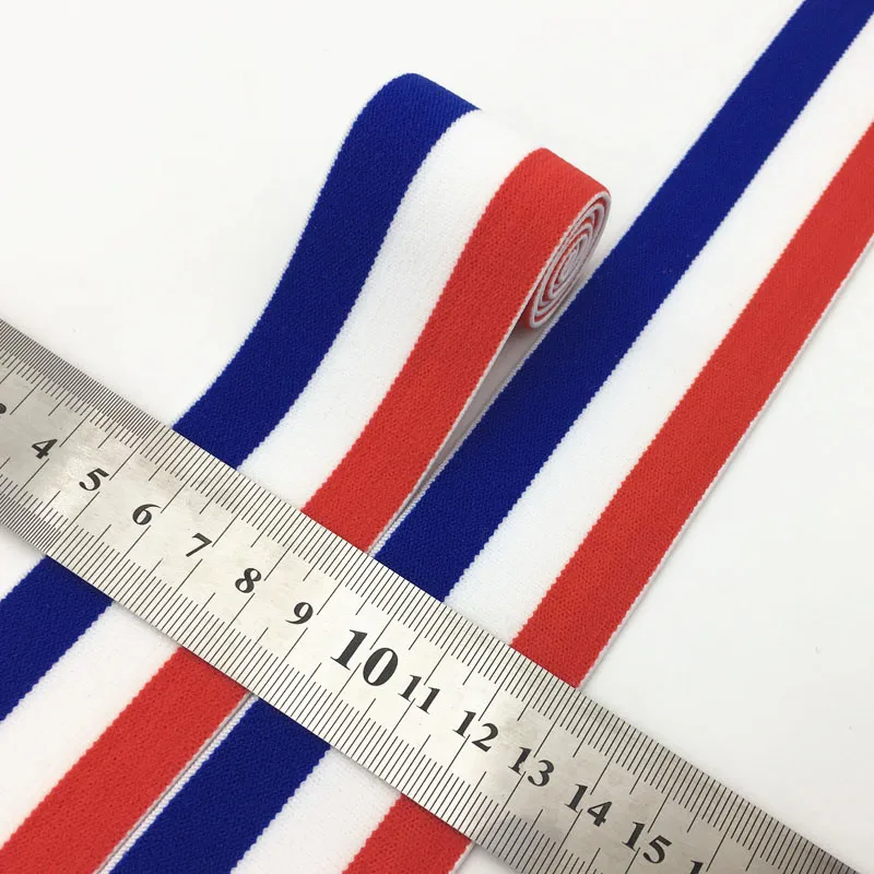 40 мм(1,5") 1 м золотая полоса высокие эластичные ленты канатная Резиновая лента линия спандекс лента для шитья кружевная отделка поясная лента аксессуары для одежды