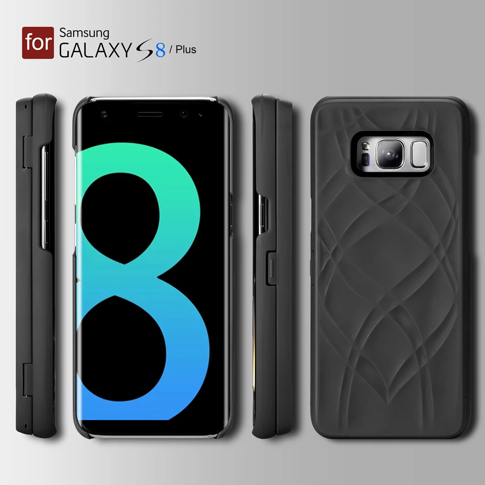 Для Galaxy S8 Plus чехол S7 Edge Luxury подставка для зеркала заднего вида Чехол-кошелек из