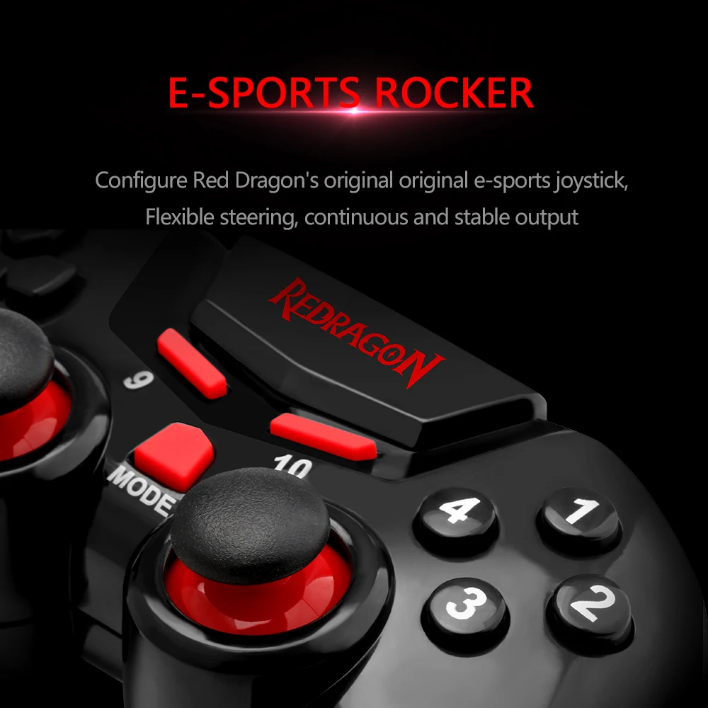 Redragon SEYMUR2 G806-1 12 кнопочный проводной геймпад для Xbox 360 nintendo Switch Playstation PC PS2 PS3 контроллер Джойстик триггер