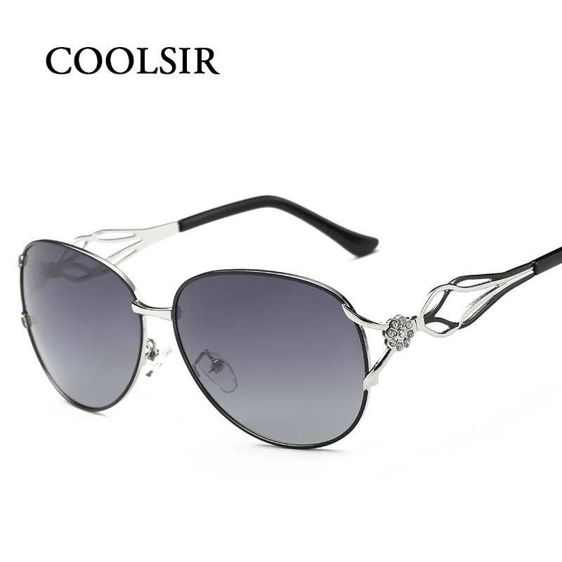 Coolsir Мода 2017 г. Солнцезащитные очки для женщин Для Поляризованные дамы Защита от