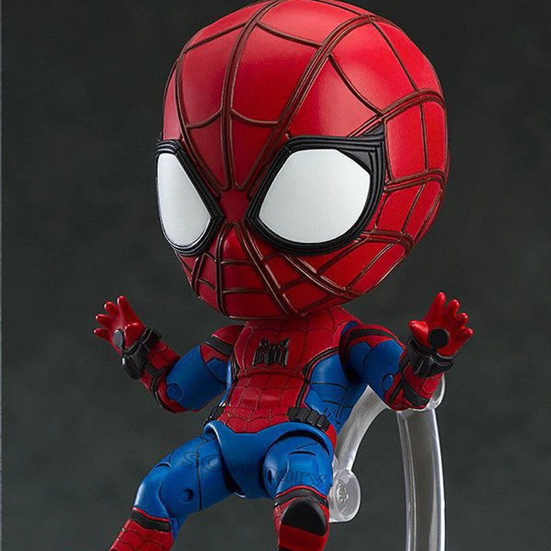 781 Nendoroid Рисунок милый человек паук Человек Мстители фигурку игрушки|Игровые