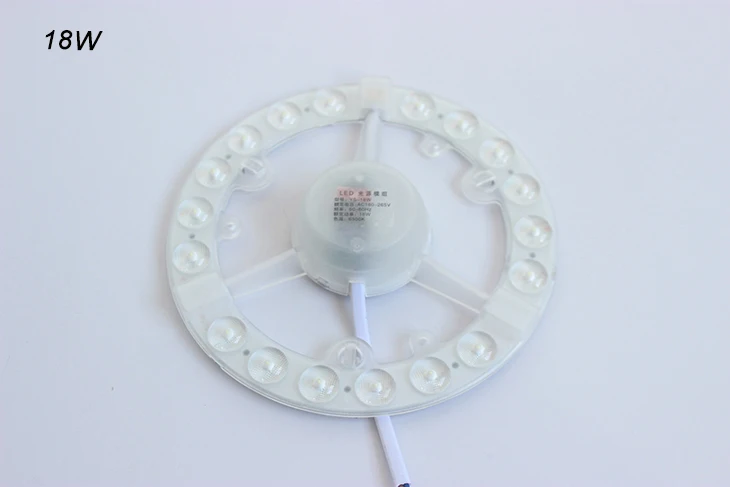 AC220V 12W18W24W36W светодиодный потолочный плата лампы с магнитом замены старых Винтаж 2D источник света для круглый потолочный светильник
