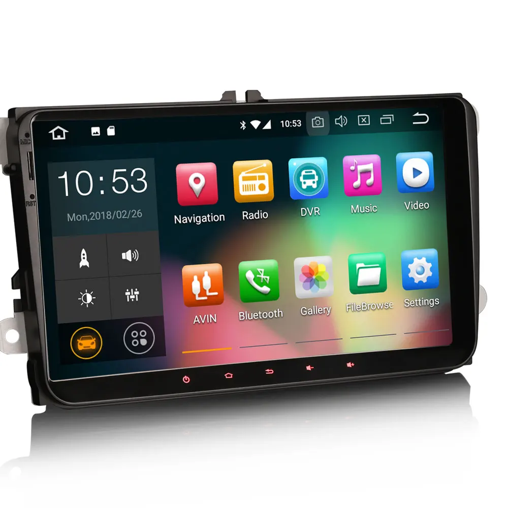 9 &quotAndroid 0 Pie OS автомобильный мультимидийный Навигатор Радио для Skoda Roomster 2003 2015 и Yeti