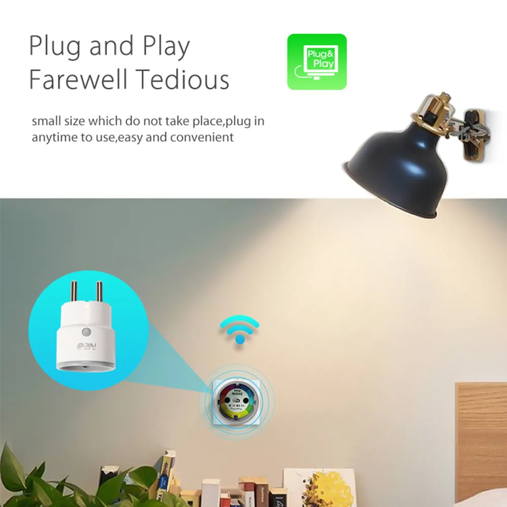 Портативный адаптер для зарядного устройства умная мини-розетка с Wi-Fi