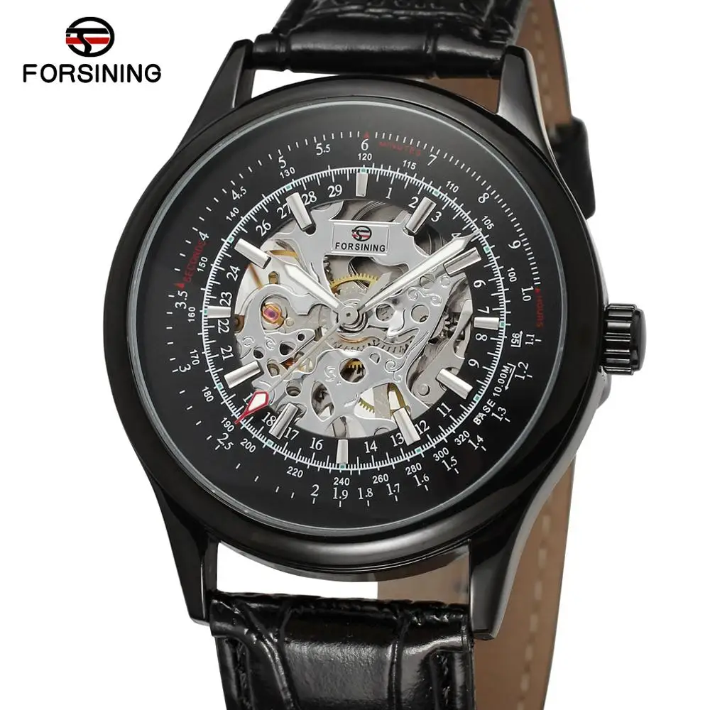 

FORSINING Luxury Top Brand Men Mechanical Wristwatches Automatic Self-hand Men's Watch Clock Gifts Relogio Masculino 2019 New