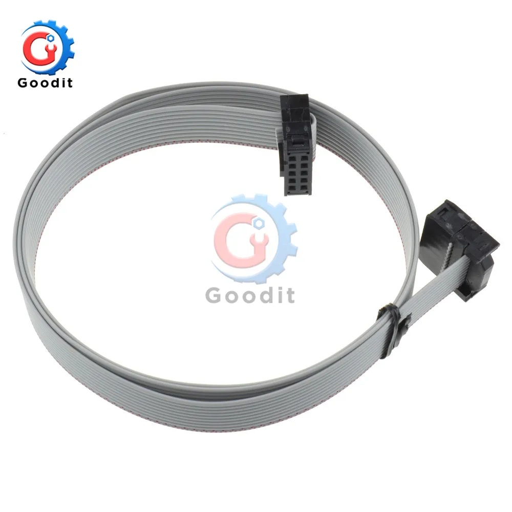 70 см 10 Pin USB ASP ISP JTAG AVR провод P IDC плоский ленточный кабель для передачи данных 2 54 мм