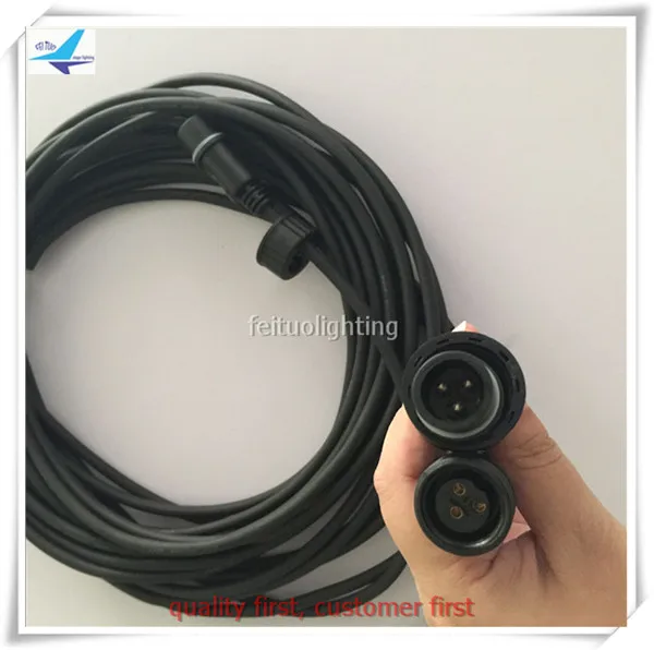 Free Shipping 1.5 Meter Length 3PIN Waterproof DMX Cable Outdoor Ip65 Extension Use For Stage Light To | Лампы и освещение