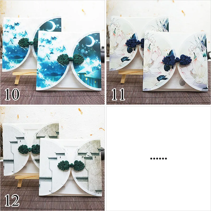 Милые канцелярские товары новинка китайский винтажный узел поздравительные