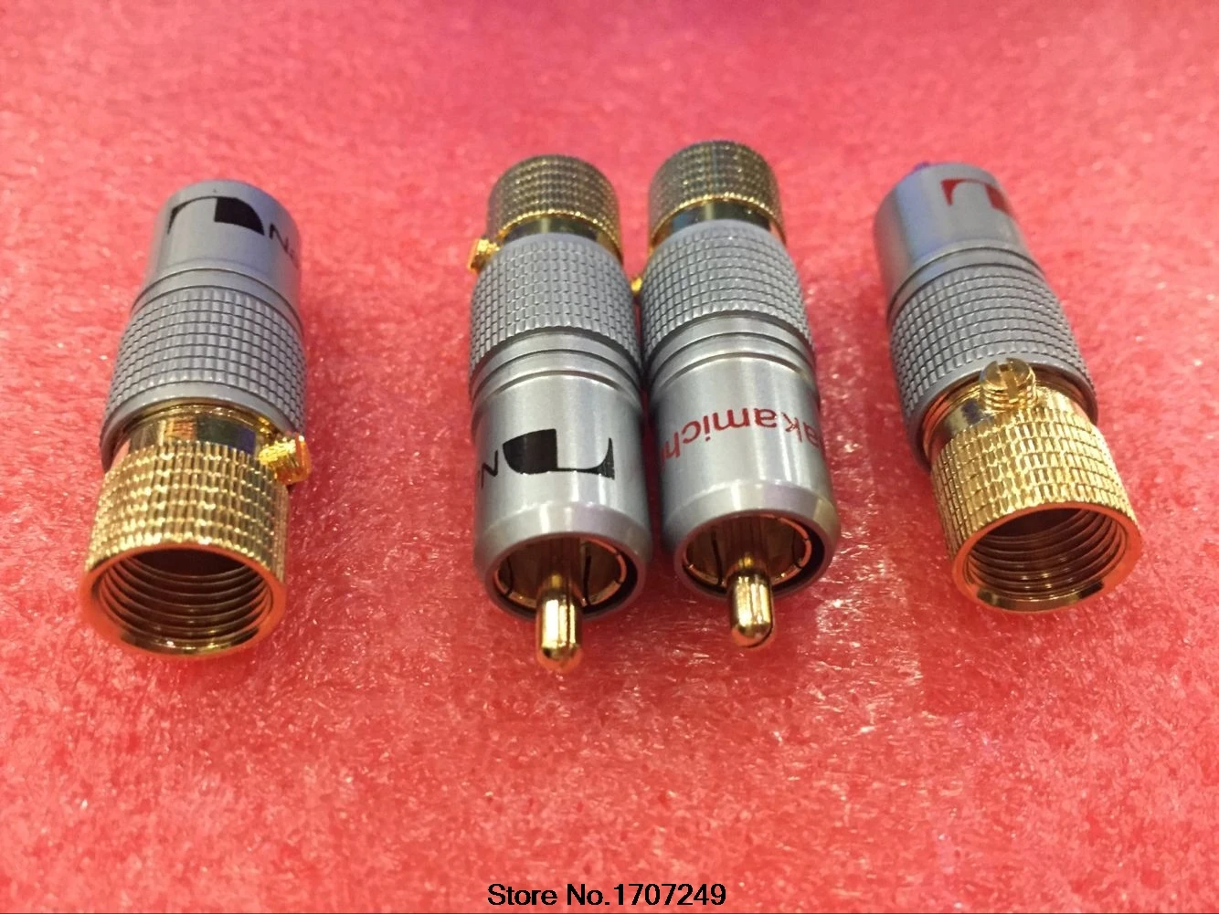 20 шт. высококачественные фиксирующие разъемы Nakamichi разъем RCA мужской для пайки