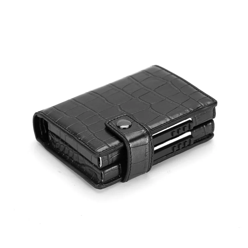 Минималистичные алюминиевые держатели кредитных карт Serpentine RFID блокирующий