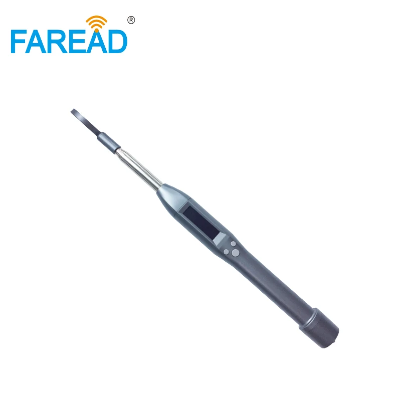134.2khz ISO11784/5 FDX-B HDX stick reader RFID long adjustable bluetooth-compatible ear tag stick animal scanner forIOS android