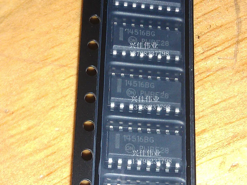 

10PCS New MC14516BDR2G 14516BG SOP16 preset binary reversible counter -clock