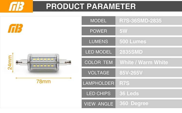 Светодиодный светильник с регулируемой яркостью R7S Corn SMD2835 5 Вт 10 Вт 15 Вт Светодиодный светильник AC 110 В 220 В замена галогенная лампа-прожектор Точечный светильник Холодный теплый белый