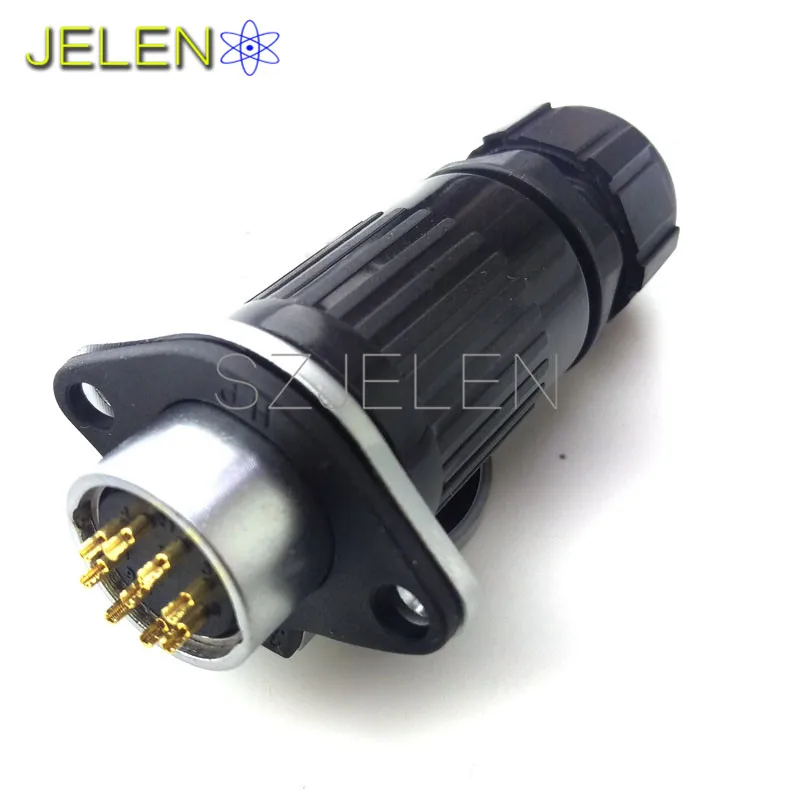 Водонепроницаемый 9-контактный разъем HE20 промышленный водонепроницаемый кабеля