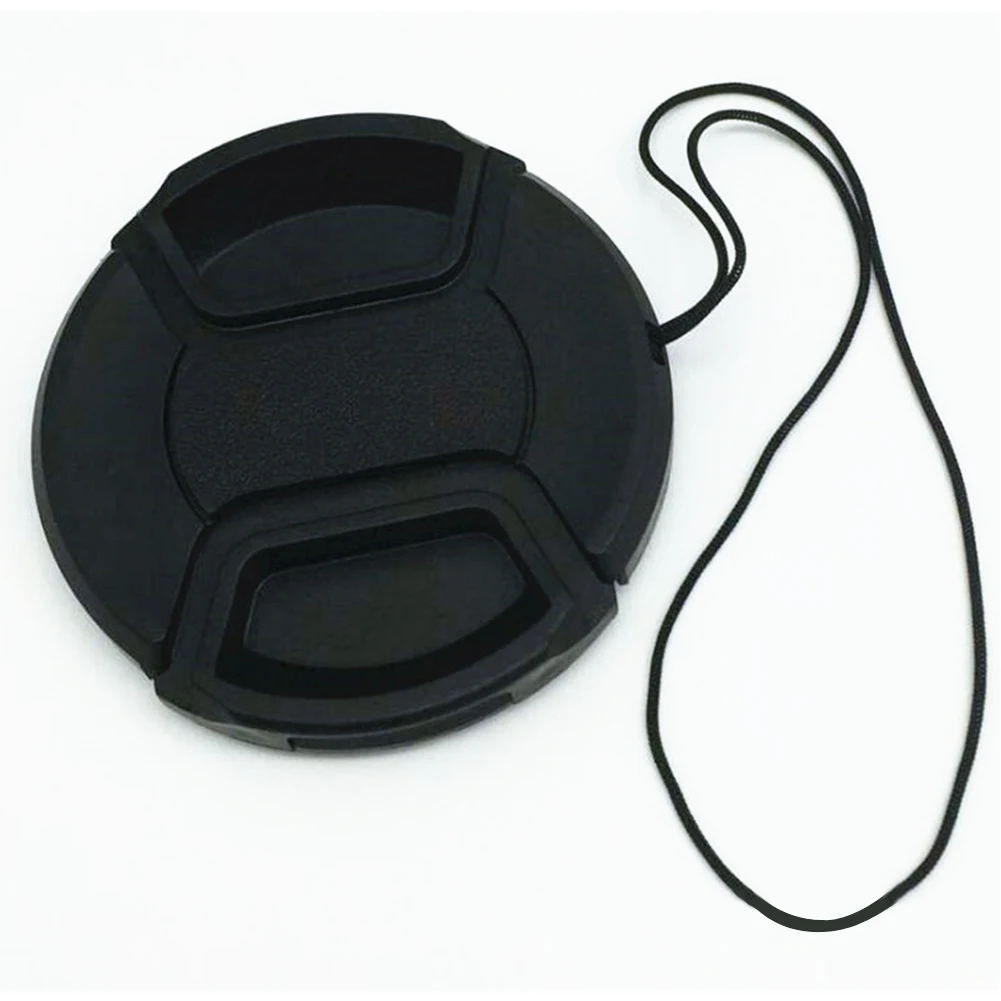 Waterproof Camera Lens Durable Cover Centre Pinch Portable With String Dustproof Universal Cap Accessories For Nikon | Электроника