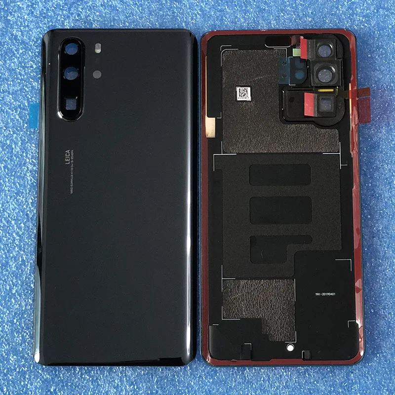 Для 6,4" huawei P30 Pro Axisinternational стеклянная задняя крышка для батареи Чехол для задней панели+ стеклянная линза+ вспышка+ оригинальная наклейка