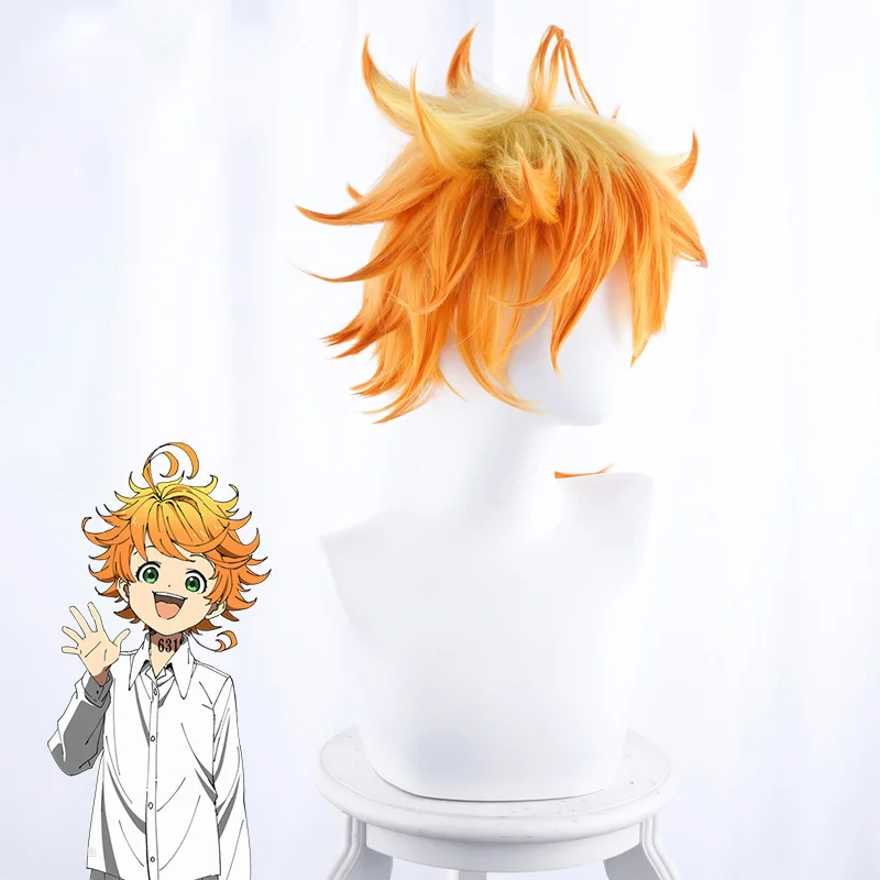 Парик для косплея аниме Yakusoku no Neverland The Promised Emma термостойкие синтетические волосы