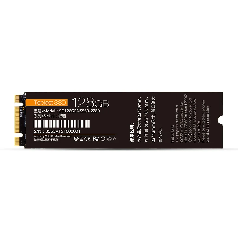 Teclast NS550 m.2 SSD 2242 128 GB HDD мм NGFF внутренний жесткий диск M2 SATA для ноутбуков