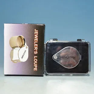 Увеличительное стекло в 10 раз увеличит ювелирные изделия из минеральных