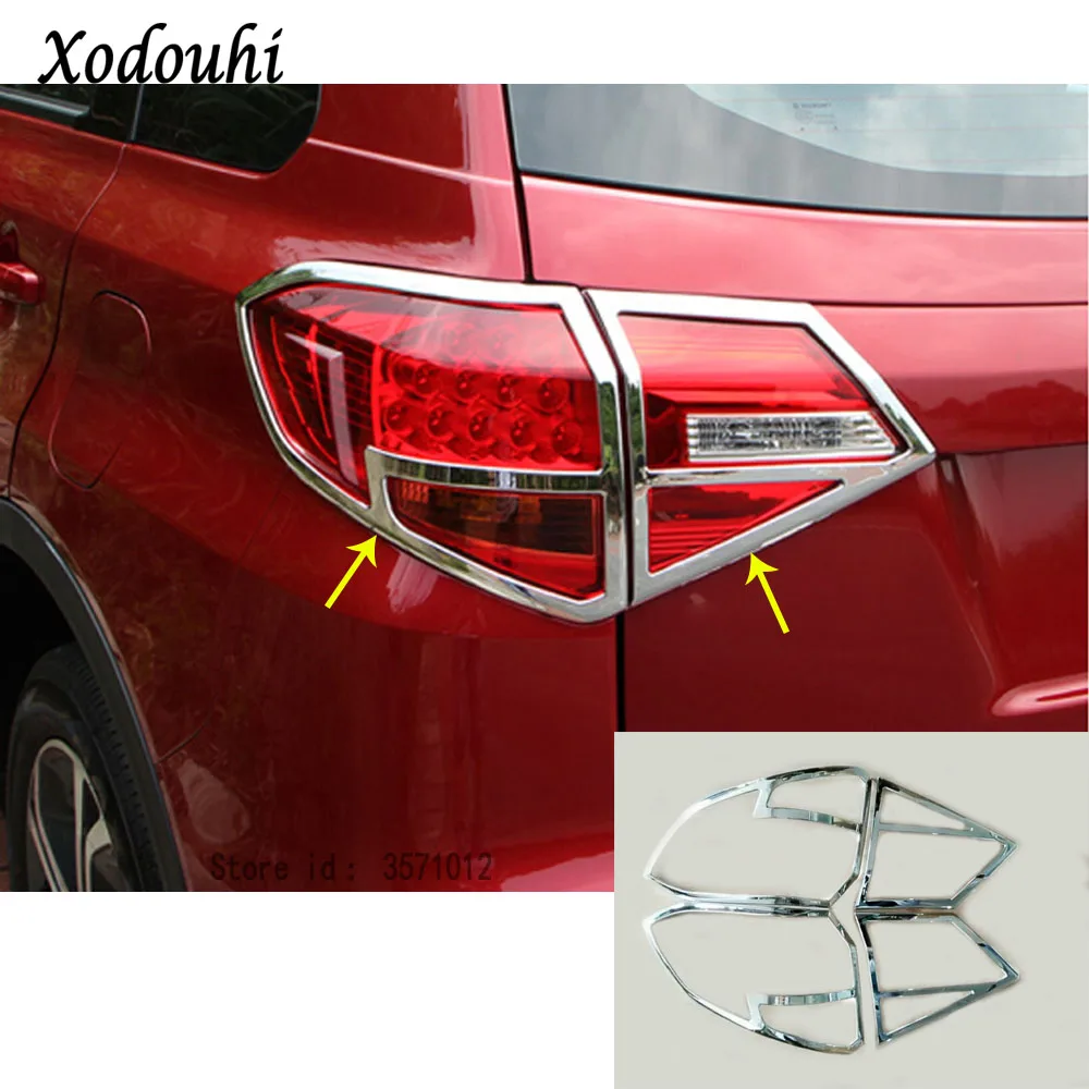 4 шт. хромированные задсветильник фонари для Suzuki Vitara 2016 2017 2018 2019|for suzuki|trim covertail light