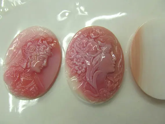 Высококачественные Овальные Кабошоны в форме яйца 2 шт. 18-40 мм резная женская