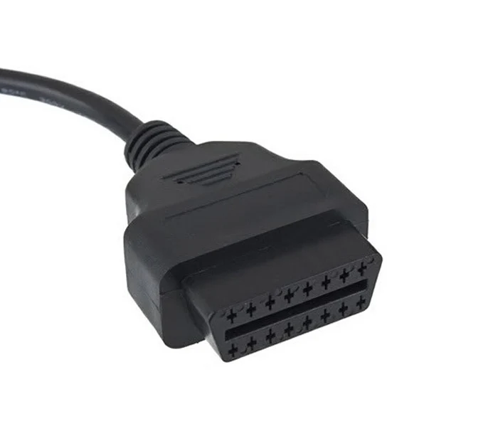 Кабель с гнездом OBD2 на 16 контактный разъем АДАПТЕРНЫЕ кабели для VW Skoa OBD 2 odbii
