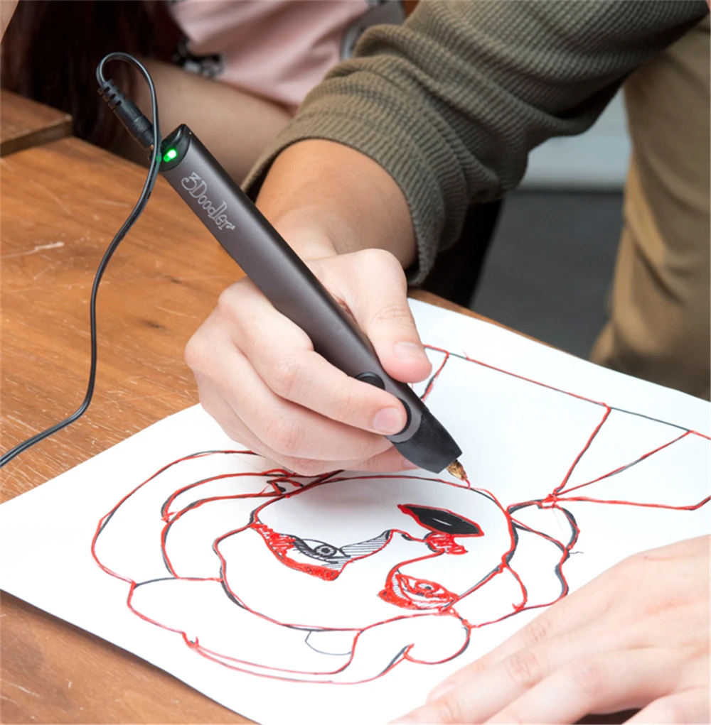 Совместимость с 3doodler создать+ и 3doodler Pro ABS 3,0 мм прямой 3D канцелярские изделия 25 см/шт. 200 корня/Сумка
