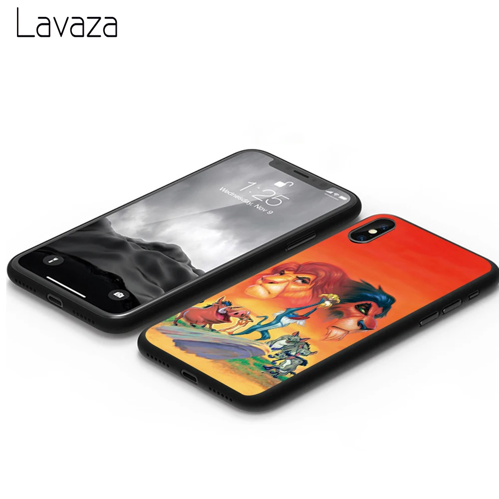 Lavaza Lion King Soft Silicone Case Cover for Apple iPhone 6 6S 7 8 Plus 5 5S SE X XS 11 Pro MAX XR |