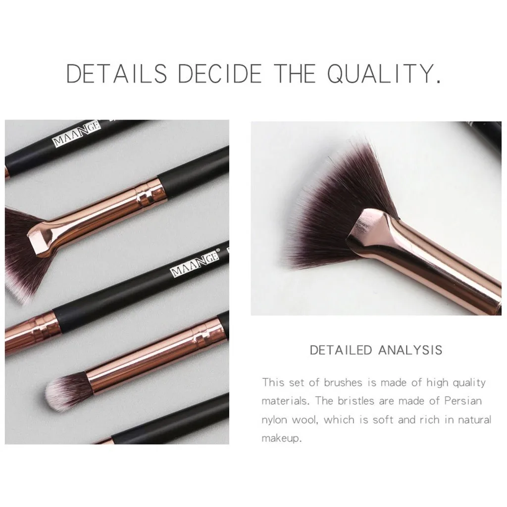 Профессиональные кисти для макияжа 12 шт. кисть теней век текстовыделитель набор