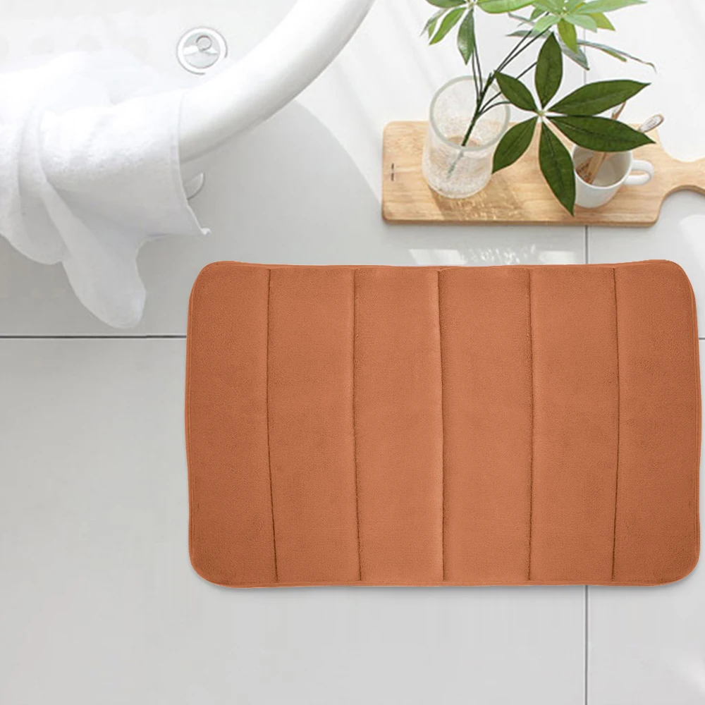 Shaggy Memory Foam коврик для ванной набор водопоглощающий комнаты кухонный двери