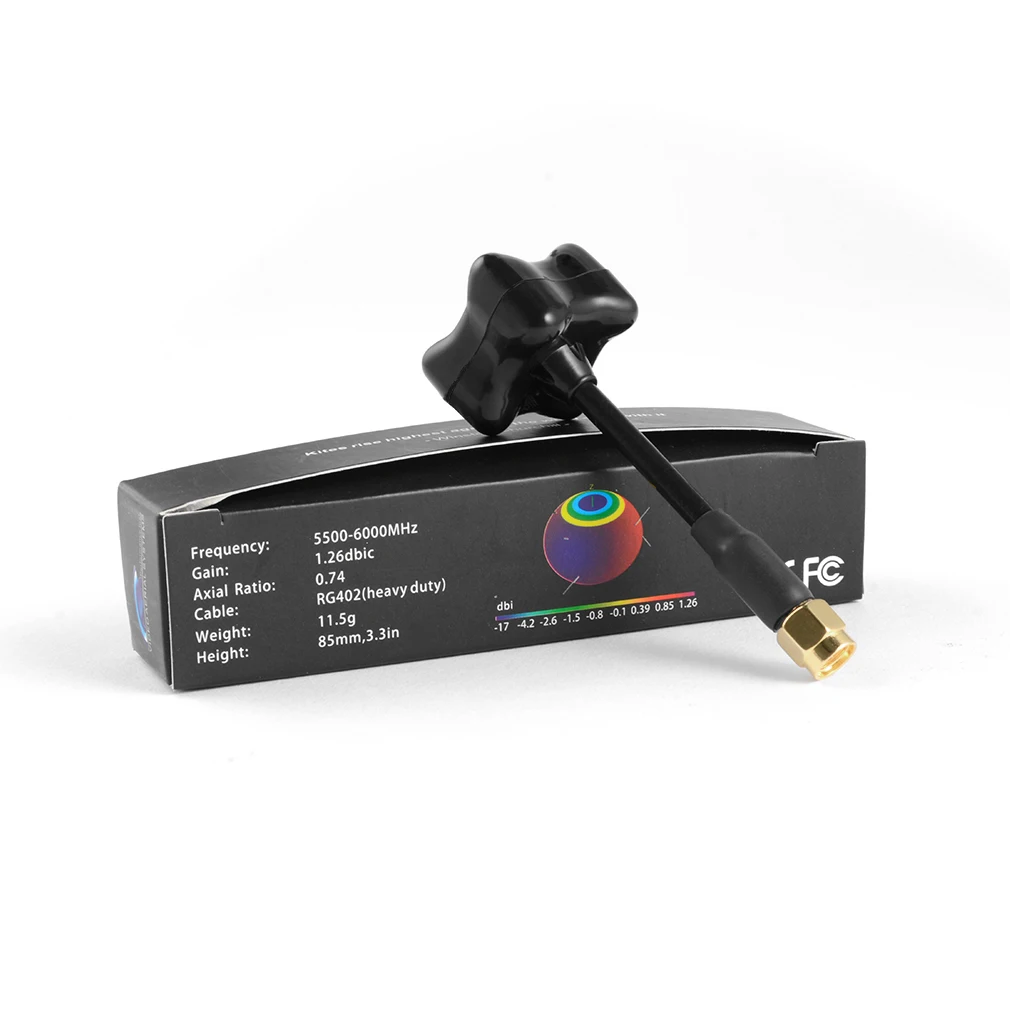 TBS TRIUMPH Team Black Sheep BlackSheep 5 8G антенна c разъемами RP SMA Clover 3 лезвия передатчик Грибная