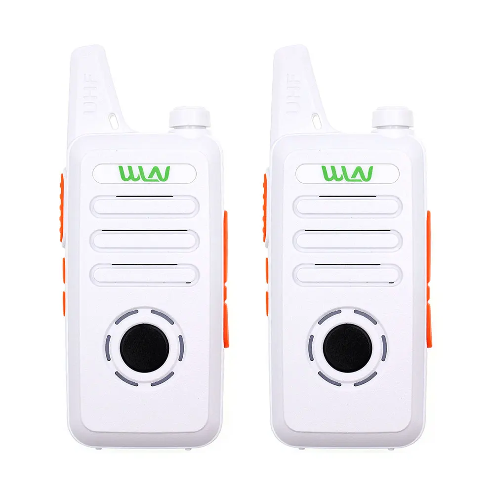 2 шт. Новинка WLN KD-C1plus мини рация KD-C1 plus UHF 400-520MHz тонкий приемопередатчик двухстороннее радио KD-C1 обновлен - Цвет: 2xKD-C1plus-white