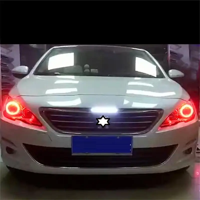 Cob боковые поворотные сигналы Drl части в сборе лампы светодиодные Automovil дневные