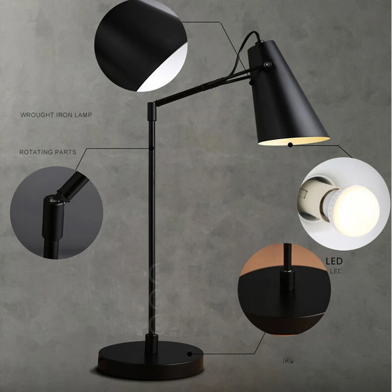 FUMAT скандинавские современные настольные светильники для работы офиса